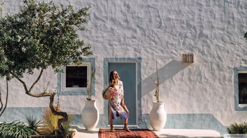 Pia Cunha, fundadora de Mr Mood, en su casa del Alentejo para ¡HOLA! Living